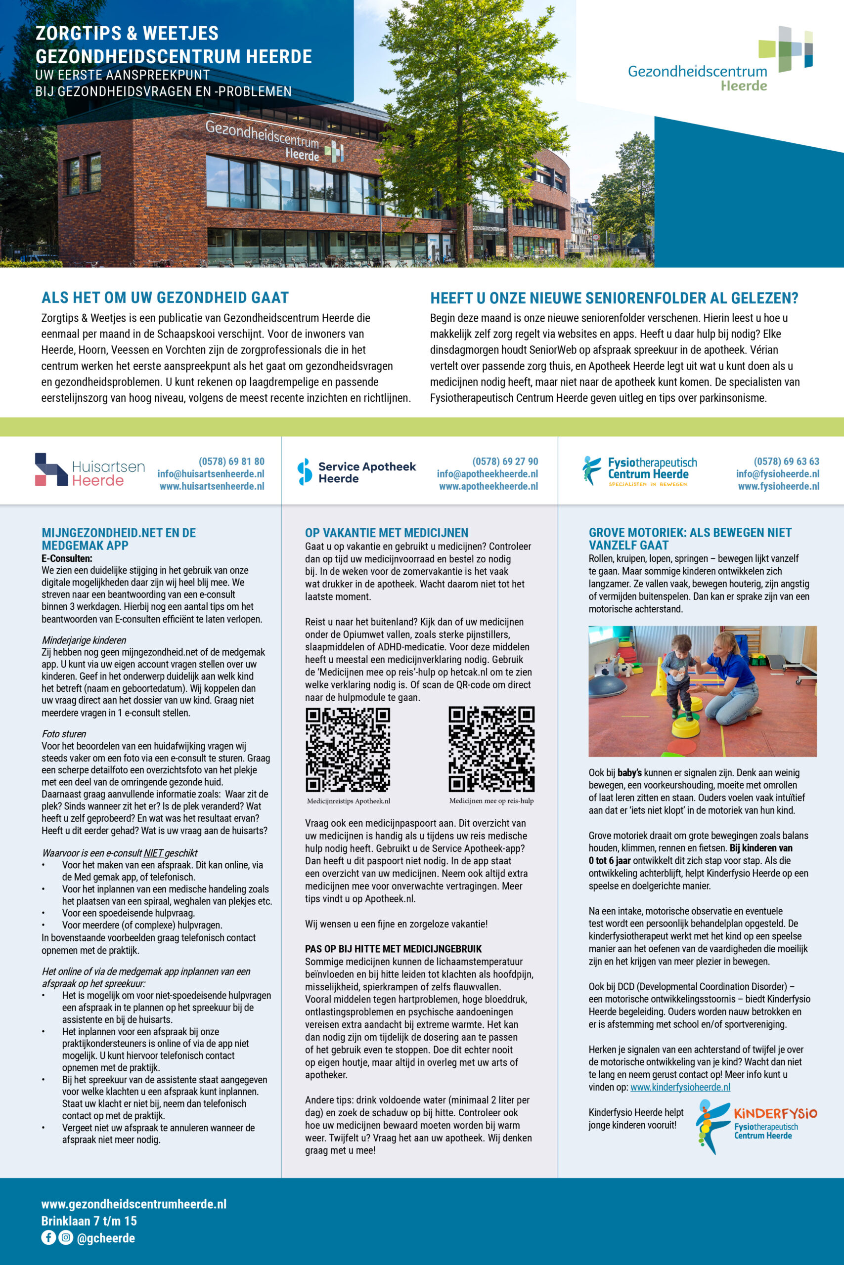 Infopagina Gezondheidscentrum | juni 2025