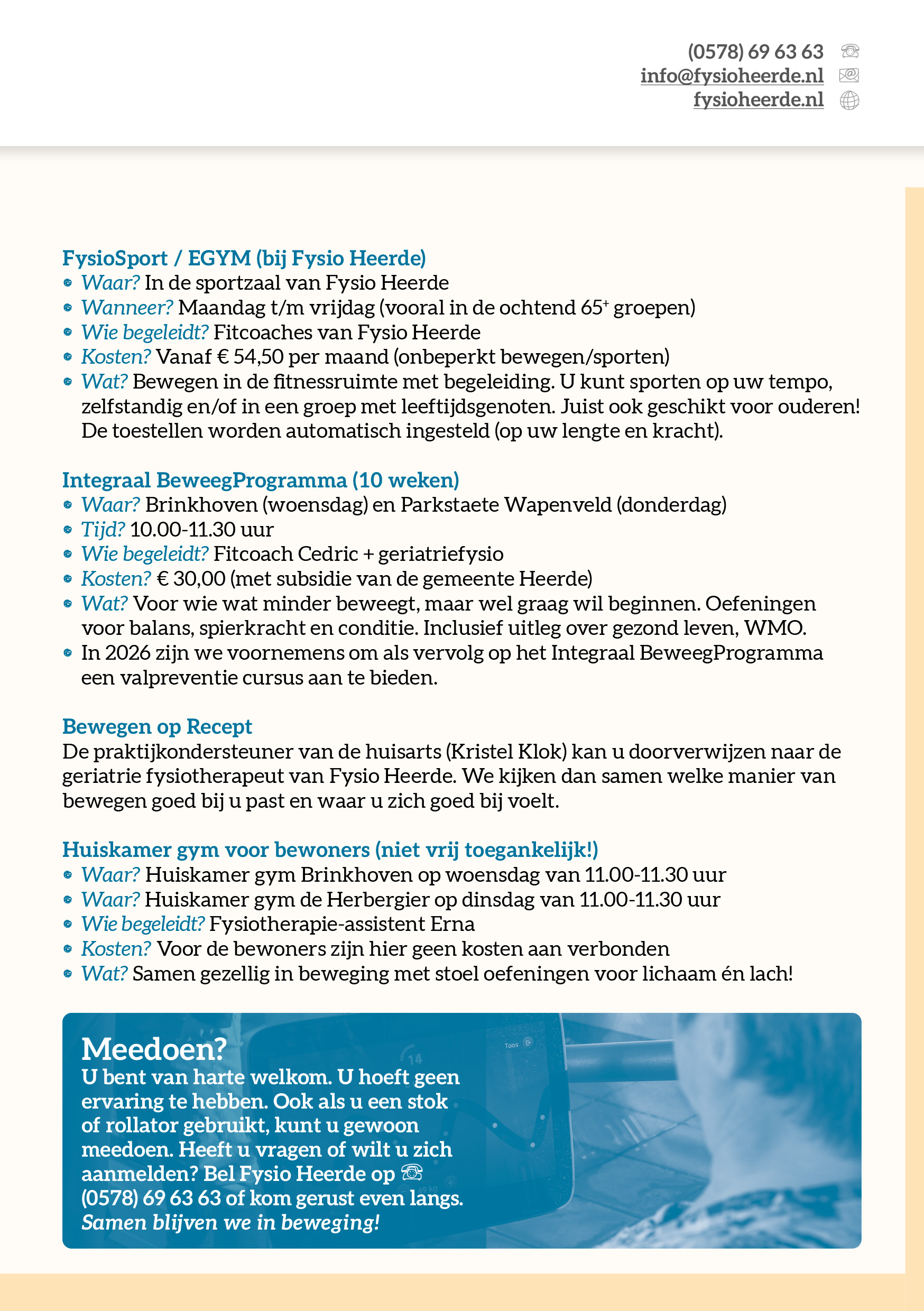 Informatiefolder Gezondheidscentrum Heerde (oktober 2025) P7