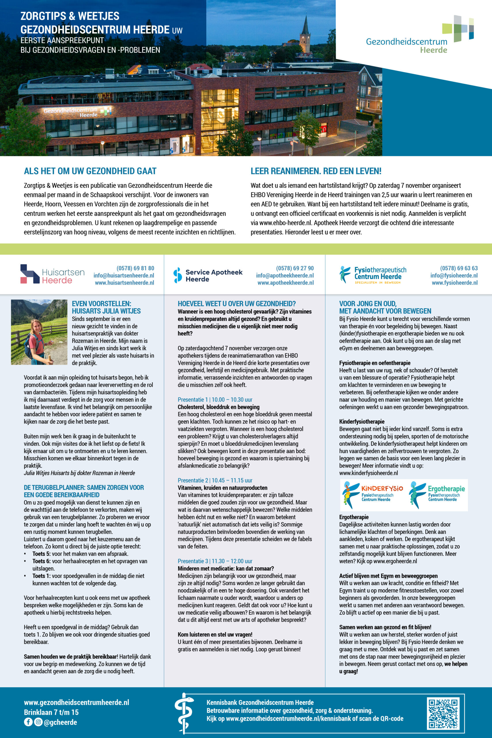 Infopagina Gezondheidscentrum | oktober 2026